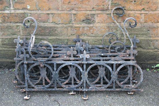 Wrought iron edging